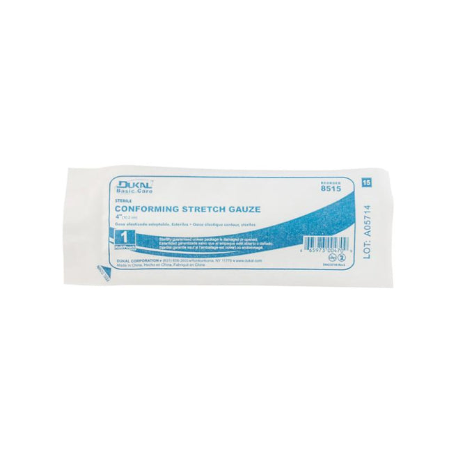 Dukal | Sterile Basic Care Conforming Stretch Gauze 4" | 8515