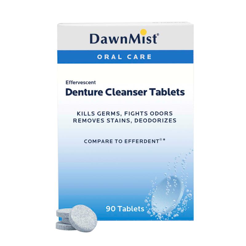 Dukal | DawnMist Denture Care Tablets, 90/Box | DEN6290-1