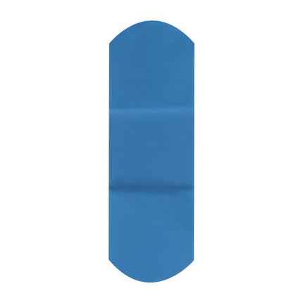 Metal Detectable Plastic Adhesive Bandages 1 x 3, Blue | 99916 | | Adhesive Bandages, Blue Metal Detectable, Plastic | Dukal | SurgiMac