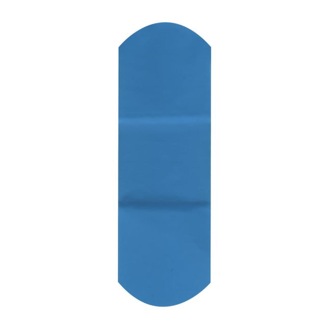 Dukal | Metal Detectable Plastic Adhesive Bandages 1 x 3, Blue | 99916