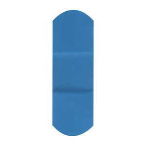 Dukal | Metal Detectable Plastic Adhesive Bandages 1 x 3, Blue | 99916
