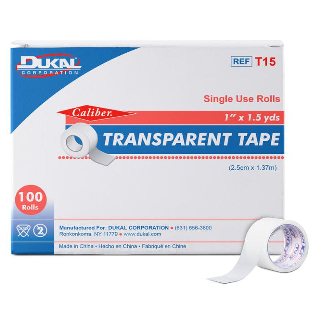 Dukal | Transparent Tape 1 x 1.5 yd | T15