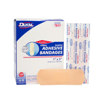 Plastic Adhesive Bandages 1 x 3 | 7617 | | Adhesive Bandages, General & Advanced Wound Care | Dukal | SurgiMac