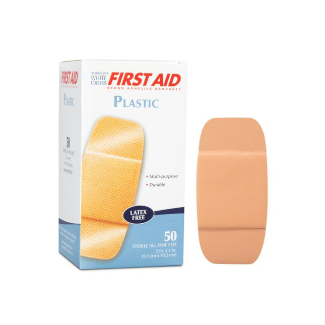 Dukal | Plastic Adhesive Bandages XL 2 x 4 | 1070033