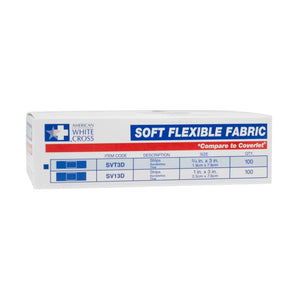 Dukal | Soft Flexible Fabric Adhesive Bandages 3/4 x 3 | SVT3D