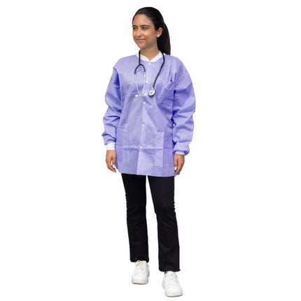 FitMe Lab Jackets S Lavender | Dukal | Only at SurgiMac