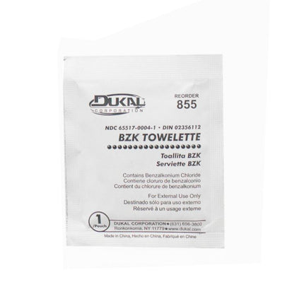 BZK Towelette 5 x 8 | Dukal | SurgiMac