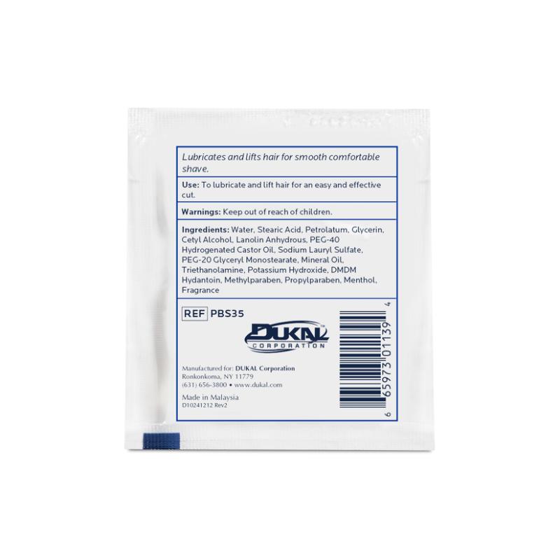 Dukal | Brushless Shave Cream .125 oz | PBS35