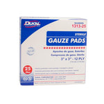 Dukal | Sterile Gauze Pad 3" x 3" 12-Ply | 1313-25
