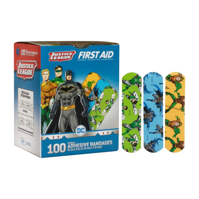 Dukal | Justice League™ Stat Strip® Adhesive Bandages 3/4 x 3 | 10791