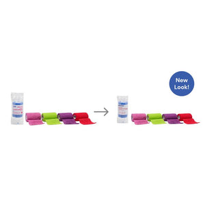 Dukal | Non-Sterile Cohesive Bandage 4" x 5 yd, Assorted | 8046ASLF