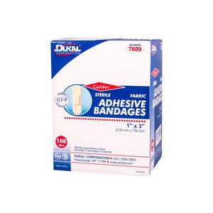 Dukal | Flexible Fabric Adhesive Bandages 1 x 3 | 7609