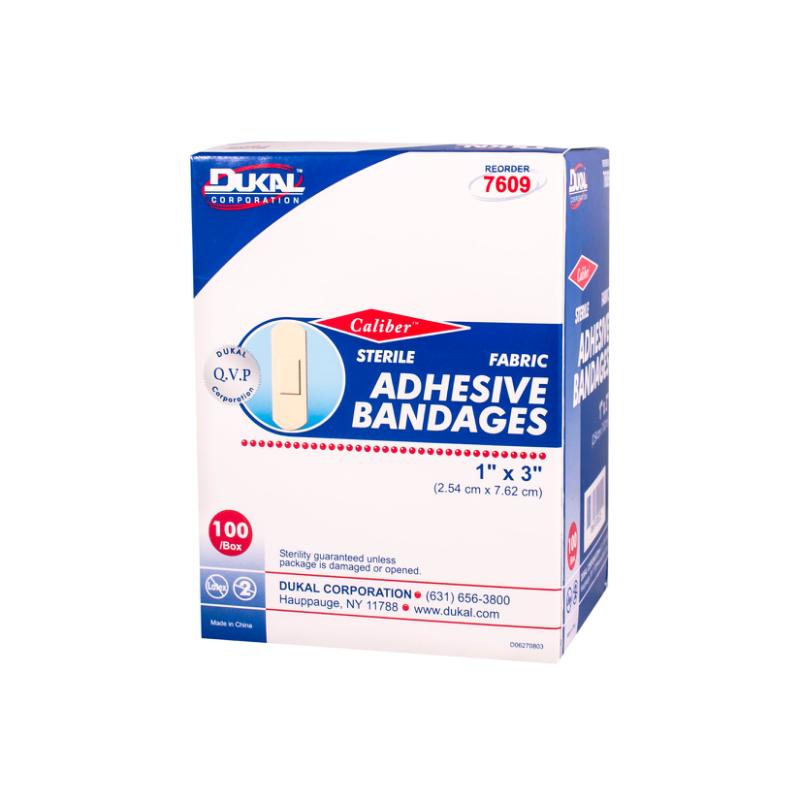 Dukal | Flexible Fabric Adhesive Bandages 1 x 3 | 7609