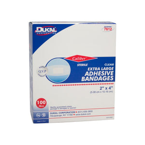 Dukal | Sheer Adhesive Bandages 2 x 4, XL | 7612