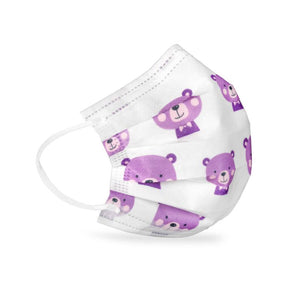 Dukal | Mask Level 3 Ear-Loop UniMals Animal Print | ULM-6372