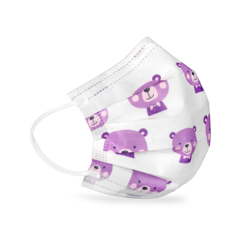 Dukal | Mask Level 3 Ear-Loop UniMals Animal Print | ULM-6372