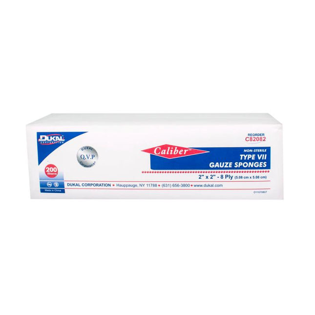 Dukal | Non-Sterile Type VII Gauze Sponges 2" x 2" 8-Ply | C82082