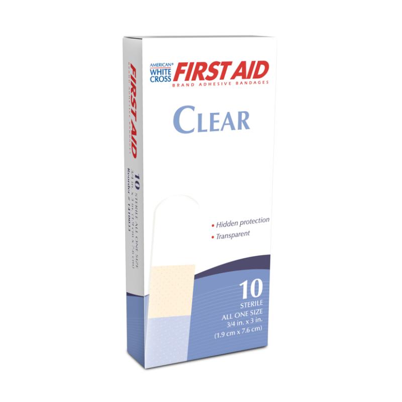 Dukal | Clear Adhesive Bandages 3/4 x 3 | 1410033