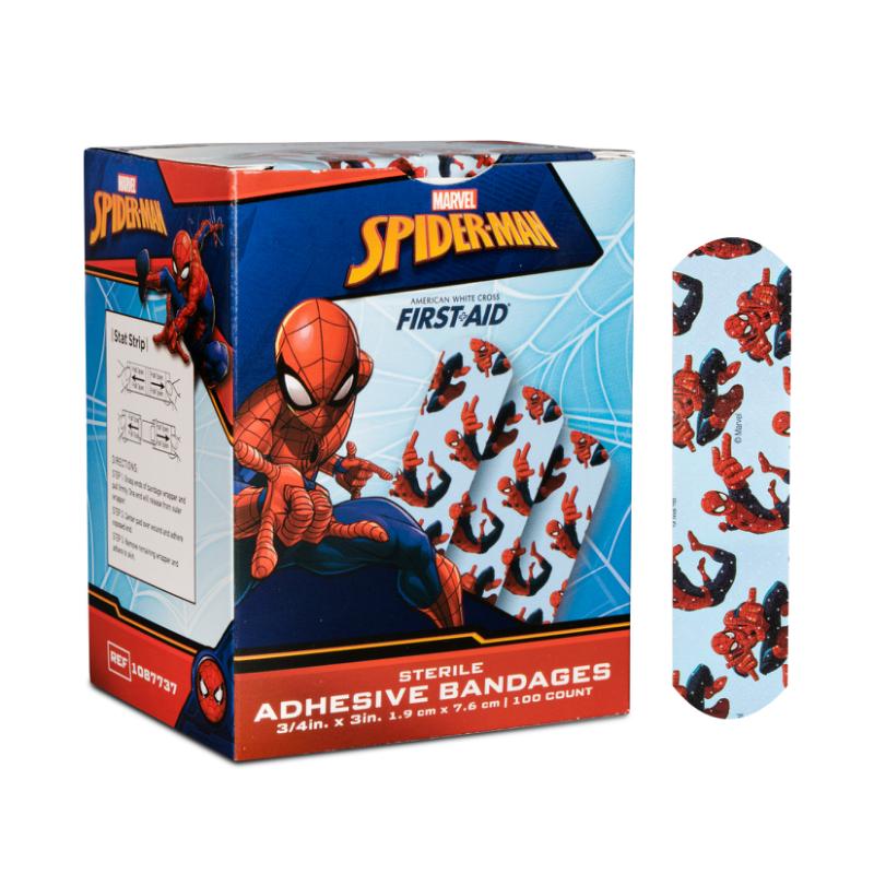 Dukal | Spiderman™ Stat Strip® Adhesive Bandages 3/4 x 3 | 1087737