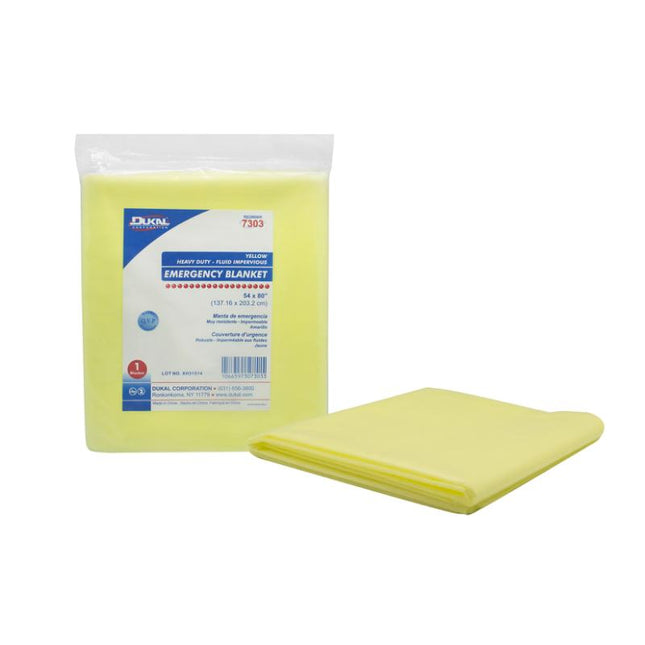 Emergency Blanket 54 x 80, Yellow