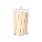 Dukal | Plastic Sundry Jar, 6 1/2" x 4", Clear | 4019