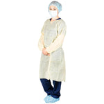 Dukal | Poly Coated Isolation Gown, Yellow | 303
