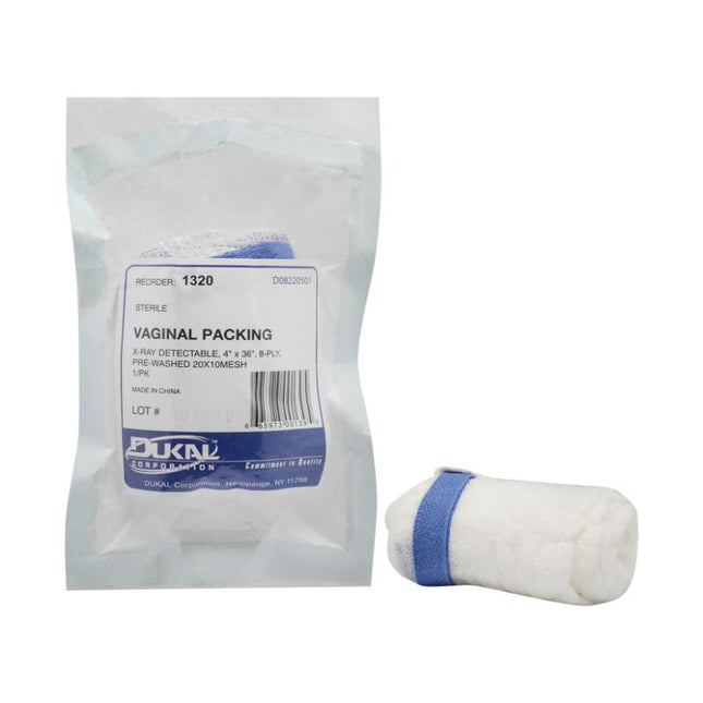 Dukal | Sterile Vaginal Packing 4" x 36" | 1320