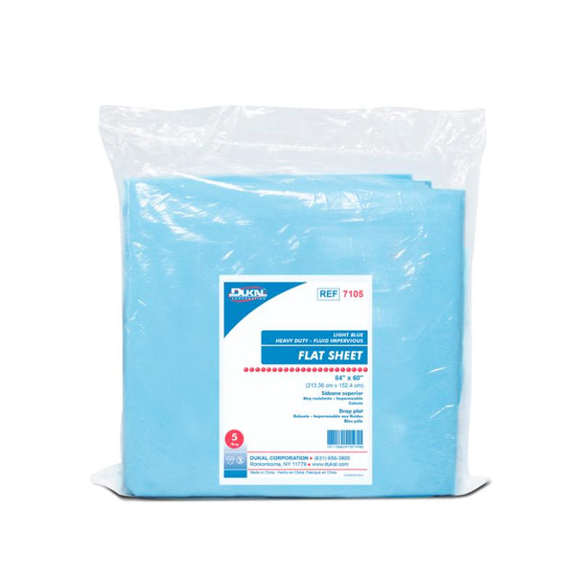 Disposable Fitted Sheet 74 x 30 x 22, Light Blue