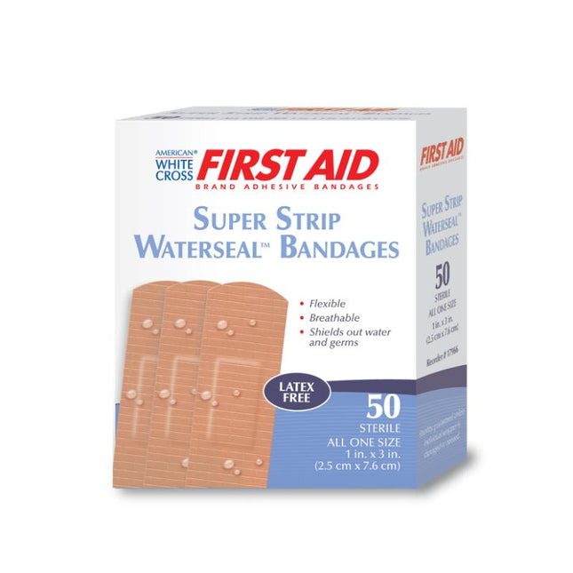 Dukal | Waterseal™ Adhesive Bandages 1 x 3, Tan | 17966