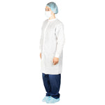Dukal | Lab Coat without Pockets Medium, White | 341