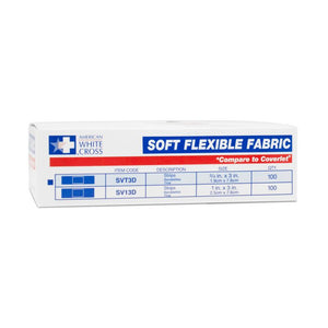 Dukal | Soft Flexible Fabric Adhesive Bandages 3/4 x 3 | SVT3D