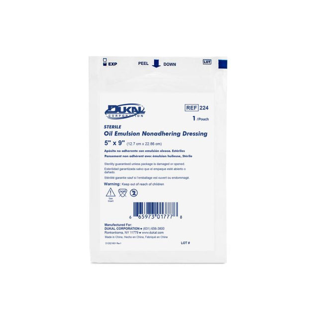 Dukal | Sterile Oil Emulsion Dressing 5" x 9" | 224