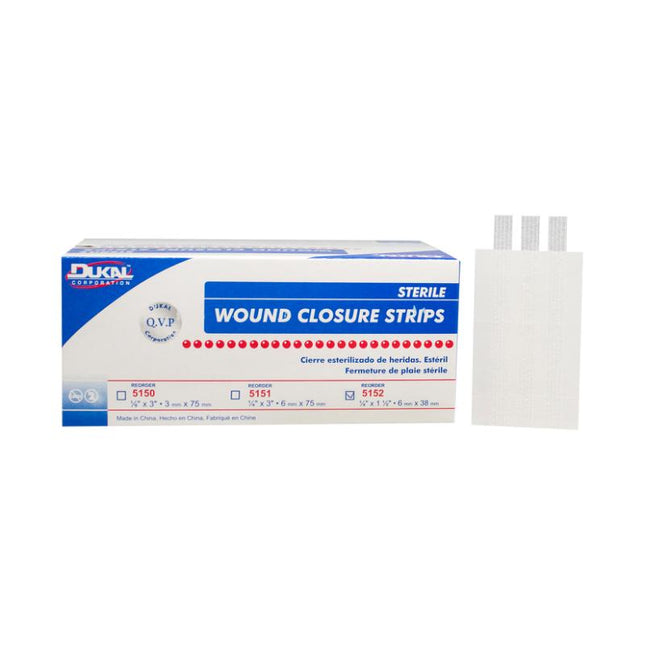 Dukal | Sterile Wound Closure Strip 1/4" x 1-1/2" | 5152