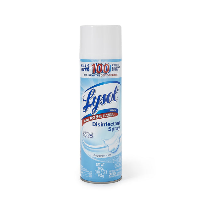 Lysol | Lysol Surface Disinfectant Cleaner Liquid 19 oz. Can Crisp Linen Scent 12 Ct RAC79329CT | 259737-12