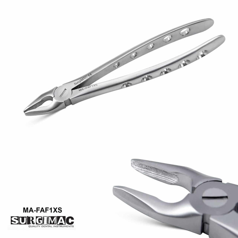 SurgiMac #1 Atraumair Forceps, Stainless Steel, Air Series, 1/Pk MA-FAF1XS