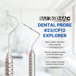 SurgiMac #23/CP-12 Color-Coded Expro with Standard 6mm Handle, Stainless Steel, Slim Series, 1/Pk. 10-371s