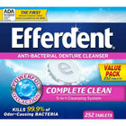 Efferdent | Efferdent Anti-Bacterial Denture Cleanser Tablets, 252 ct. | 76443