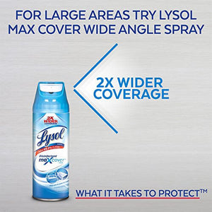 Lysol Disinfectant Spray, Sanitizing and Antibacterial Spray, Crisp Linen, 19 fl Oz 259737-1