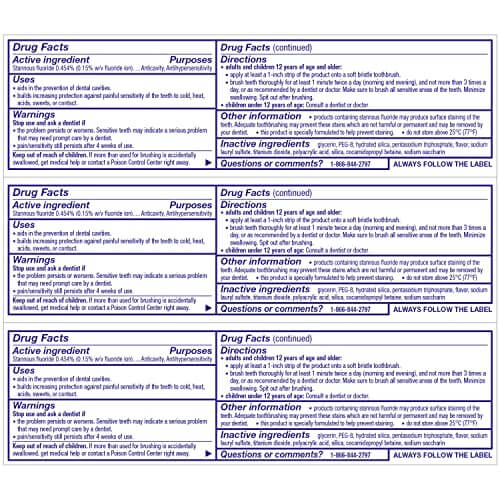 Sensodyne Repair and Protect Toothpaste, 3.4 Oz (3 Pack) 134758-3