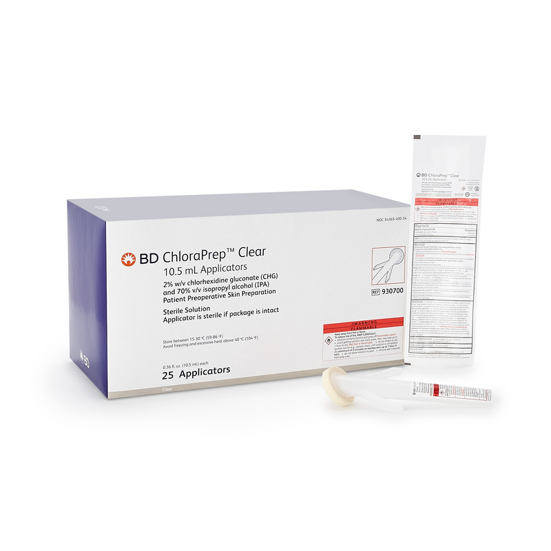 ChloraPrep™ Clear Foam Applicator 2% Chlorhexidine Gluconate & 70% Isopropyl Alcohol Sterile 3.26 mL 930700