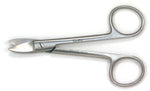 Scissors Crown & Gold Curved Smooth 4½" QSCGC