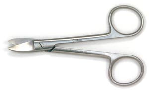 Scissors Crown & Gold Curved Smooth 4½