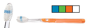 Quala | Toothbrush, Clear Grip, Cello Wrap, 72/cs | Q10420