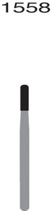 FG1558 Straight Round End X-Cut Fissure, 10/pk