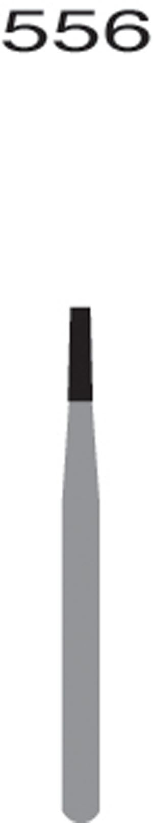 FG556 Straight Flat End X-Cut Fissure, 50/pk Q2050089