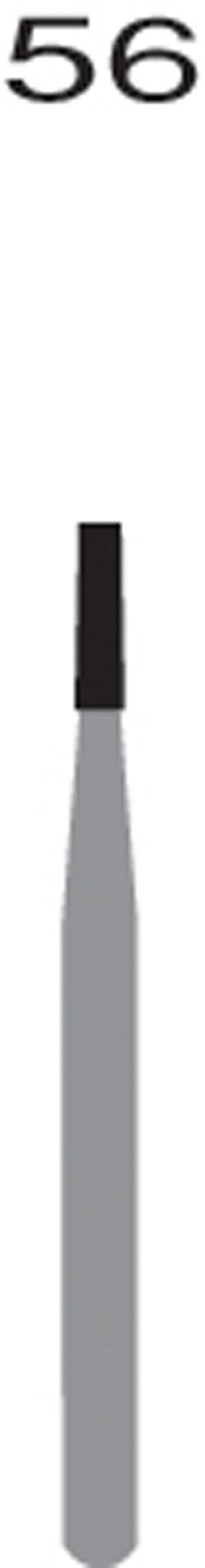 FG56 Straight Flat End Fissure, 50/pk Q2050096