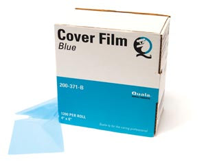 Quala | Cover Film, Blue, 4" x 6", 1200/rl, 12 rl/cs (28 cs/plt) | 200-371-B