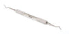 Titanium Implant Scaler, Posterior Sickle 204S, #6 Handle