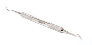 Titanium Implant Scaler, Posterior Sickle 204S, #6 Handle SI204S/6Q