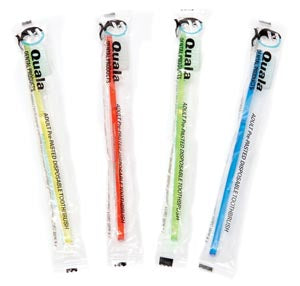 Pre-Pasted Disposable Toothbrush, 39 Tufts, Four Color Assortment Q10917